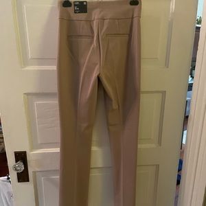 Express tan columnist high rise boot cut trousers NWT